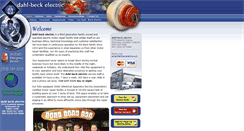 Desktop Screenshot of dahlbeckelectric.com